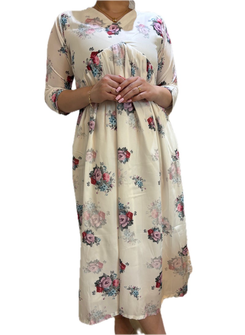Zebees Crape floral Dress / top/  Kurti for Women, Comfortable & Stylish  - Image 1