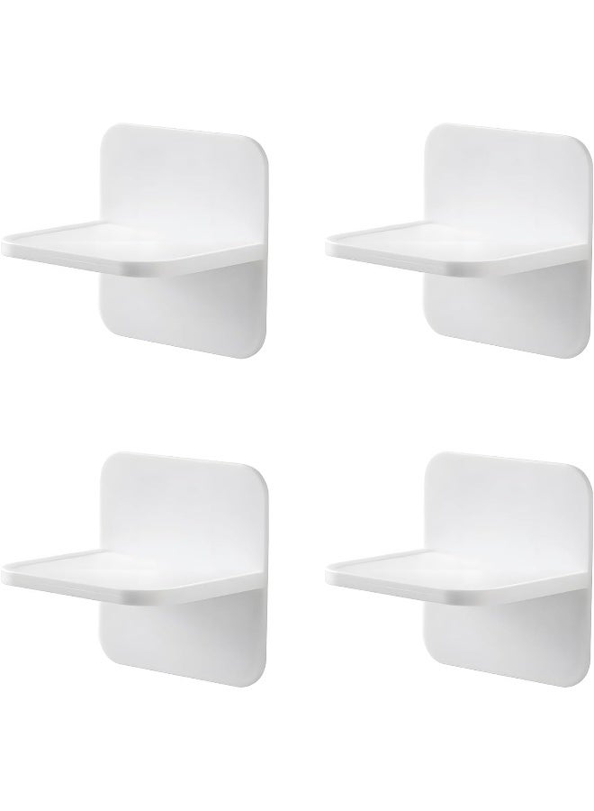 kulusion 4 Packs Adhesive Furniture Anchors No Drill, Anti Tip Furniture Wall Anchors for Baby Proofing, Secure Bookshelf Dresser Shelf Cabinet to Wall for Child Safety - Removable, No Screw - Image 1
