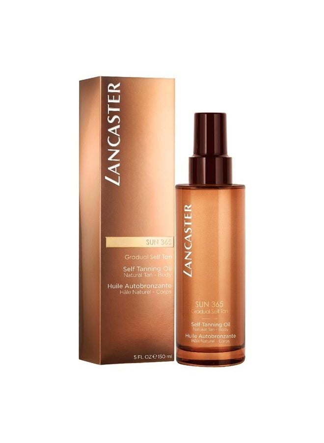 Lancaster Sun 365 by Lancaster Gradual Self Tan Self Tanning Oil Body 150ml  - Image 2