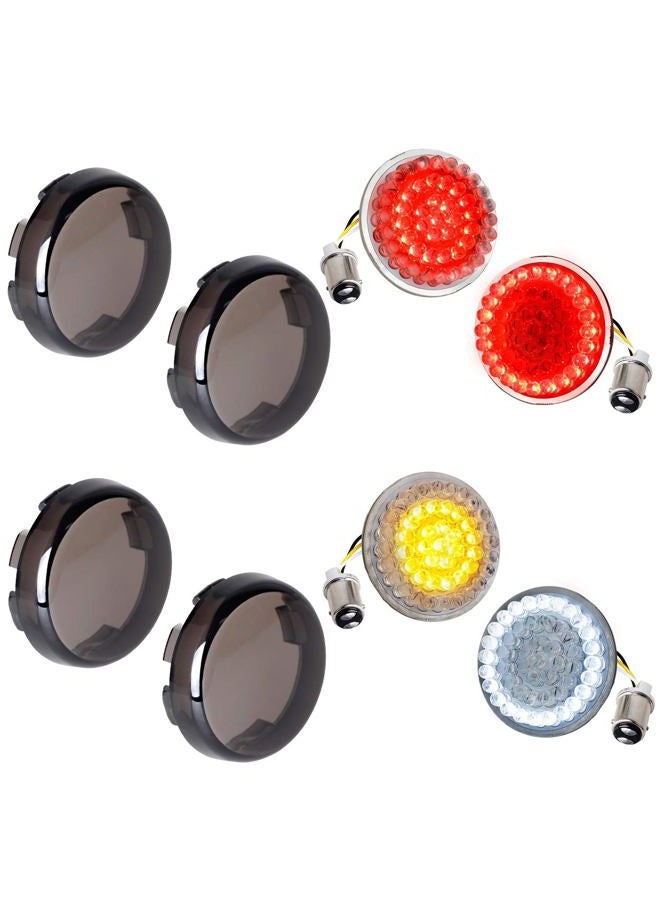 NTHREEAUTO LED Turn Signals with Smoked Lens Cover FBAN3MP24529 - Image 1