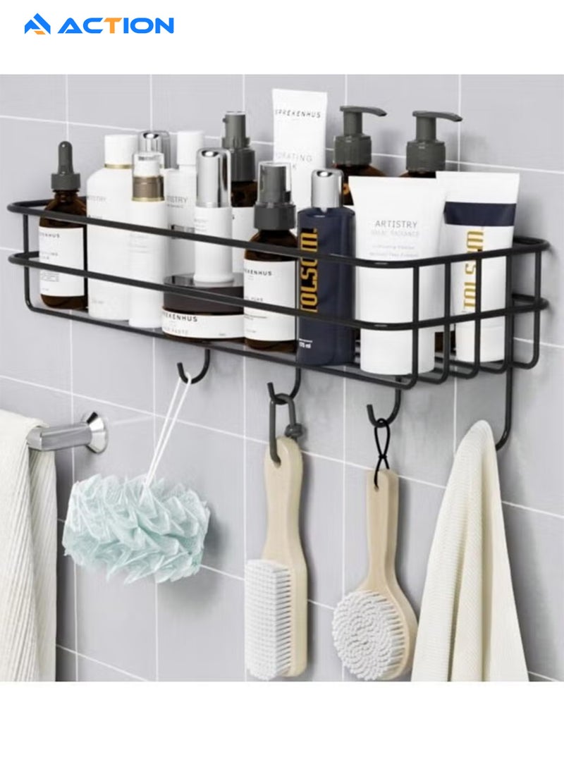 ACTION Bathroom Organizer Rack Black - Image 1