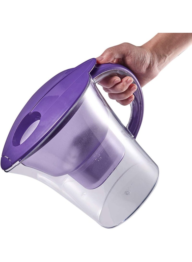 ليفينج إبريق فلتر مياه بتصميم عصري وسعة 1.3 لتر  - لتنقية المياه وتحسين جودتها - Image 4