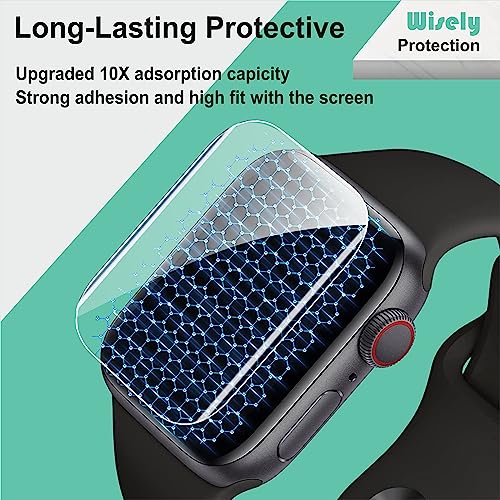 Wisely Pack 3 - Screen Guard Protector Compatible for Amazfit Active 2 Square Smartwatch, 1.75-inch, HD Clear, Full Coverage, Bubble-Free Installation Kit - Image 5