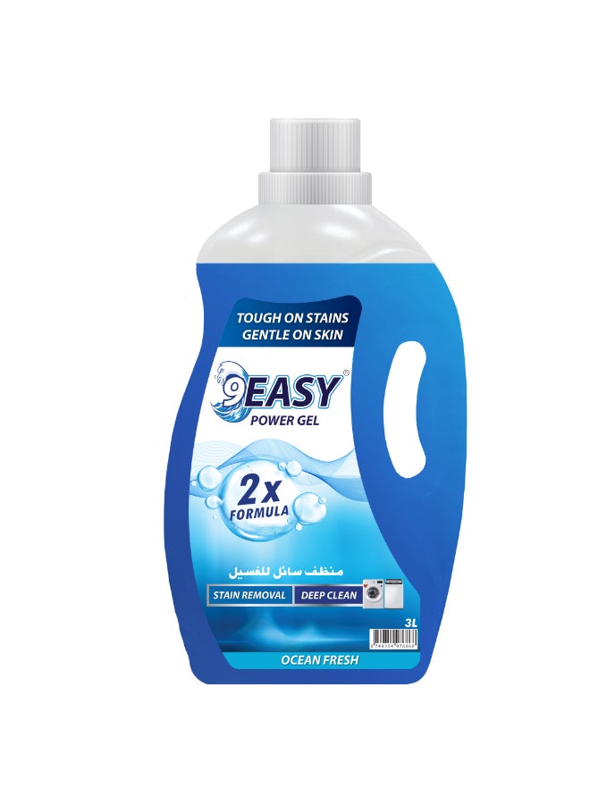 9EASY سائل غسيل أزرق السماء 3 لتر - Image 1