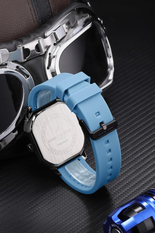 Daniel Hechter Paris Rivoli Collection Modern Analog Watch for Men with Octagon Dial and Silicon Band-DHM1003 - Image 5