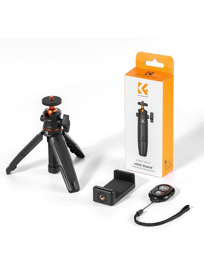K&F Concept Portable Extendable Selfie Stick Tripod Aluminum Alloy 1/4 In Screw 2kg Load Capacity with Phone Holder Remote Shutter Replacement  - Image 5
