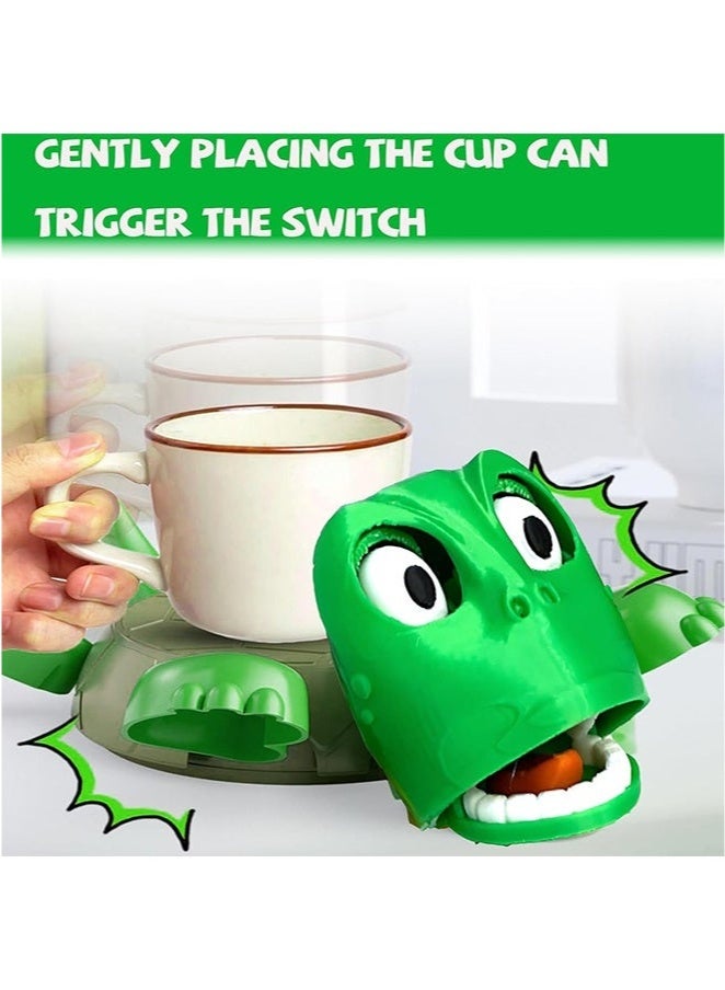 Turtle Coaster Funny Turtle Cup Holder with Surprise Expression - Plastic Drink Pads Expressive Eyes and Raised Limbs for Home Bar Office  - Image 2
