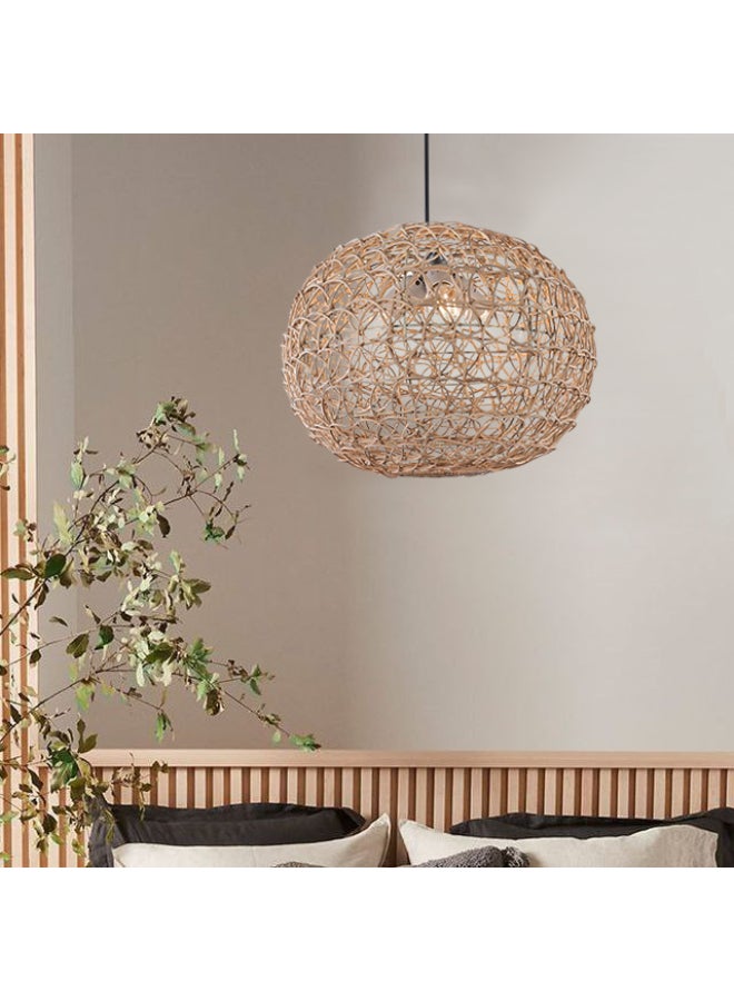 tbshomelamp Bamboo-Boho Celling Lighting Beige  50x55 cm - Image 2