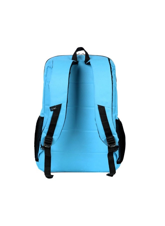 Etrain Backpack Bag Fit Up to 15.6  Made by High Quality Nylon Material with Zipper Puller. Padded Laptop Compartment with Safety Straps to avoid Sliding, with Pens and mouse Holders BLUE - Image 4