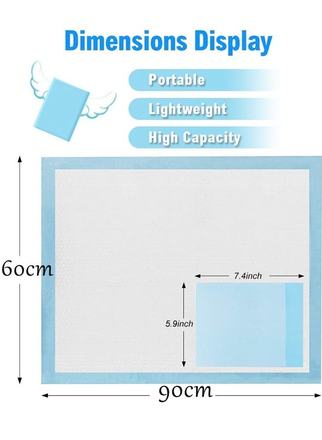 Optico Disposable Changing Pads Baby Disposable Underpads Waterproof Diaper Changing Pad Baby Disposable Underpad Incontinence Changing Pad Baby Diapers Newborn Pads Soft Breathable Waterproof Leak Proof Quick Absorb - Image 2