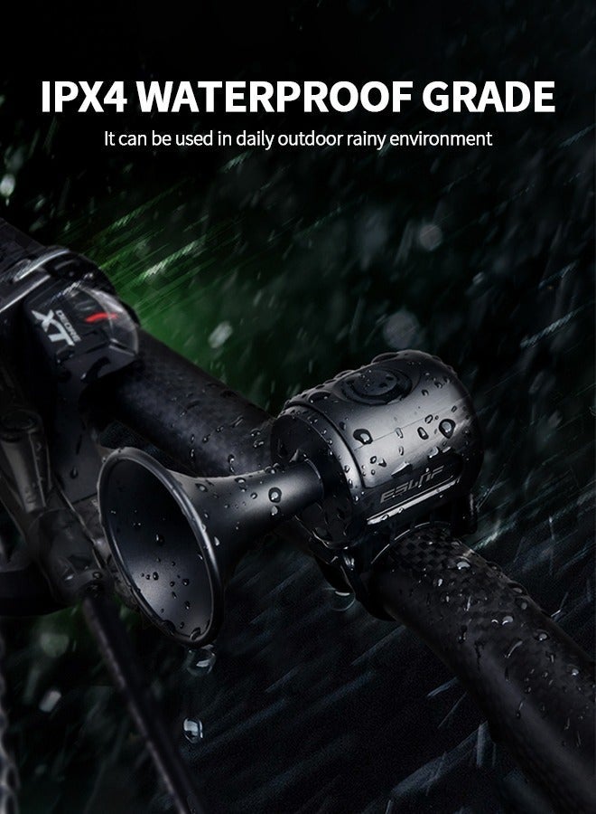 MEROCA 120dB Electric Bike Horn with Anti Theft Alarm, Small Loud Bike Bell Easy to Install, Bicycle Horn with IPX4 Waterproof/Fixed Anti-Slip Pad - Image 5