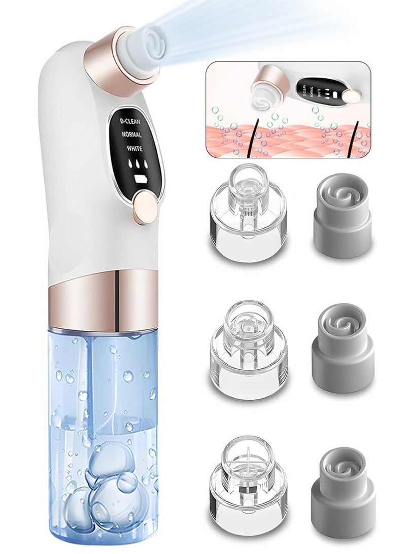 مزيل الرؤوس السوداء، منظف المسام والوجه، أداة تنظيف بالضوء الأزرق قابلة لإعادة الشحن عبر USB مع 3 أوضاع و6 مجسات، - Image 1