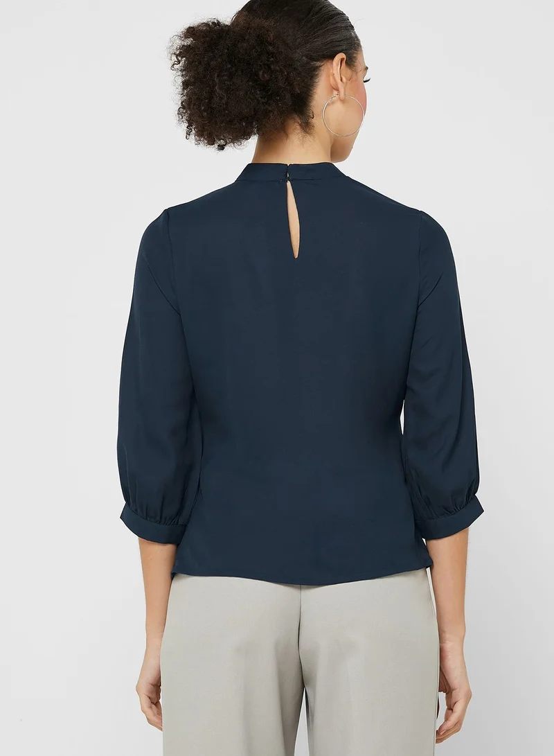 FabAlley Tie Up Blouse