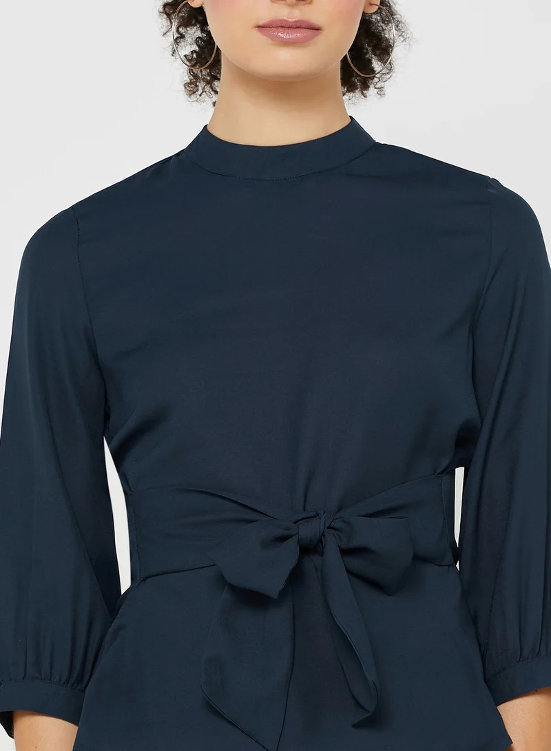 FabAlley Tie Up Blouse