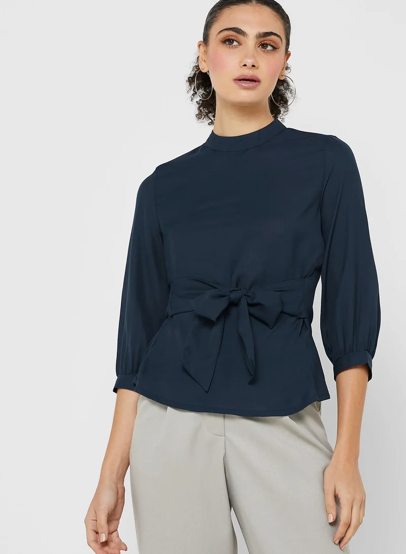 FabAlley Tie Up Blouse