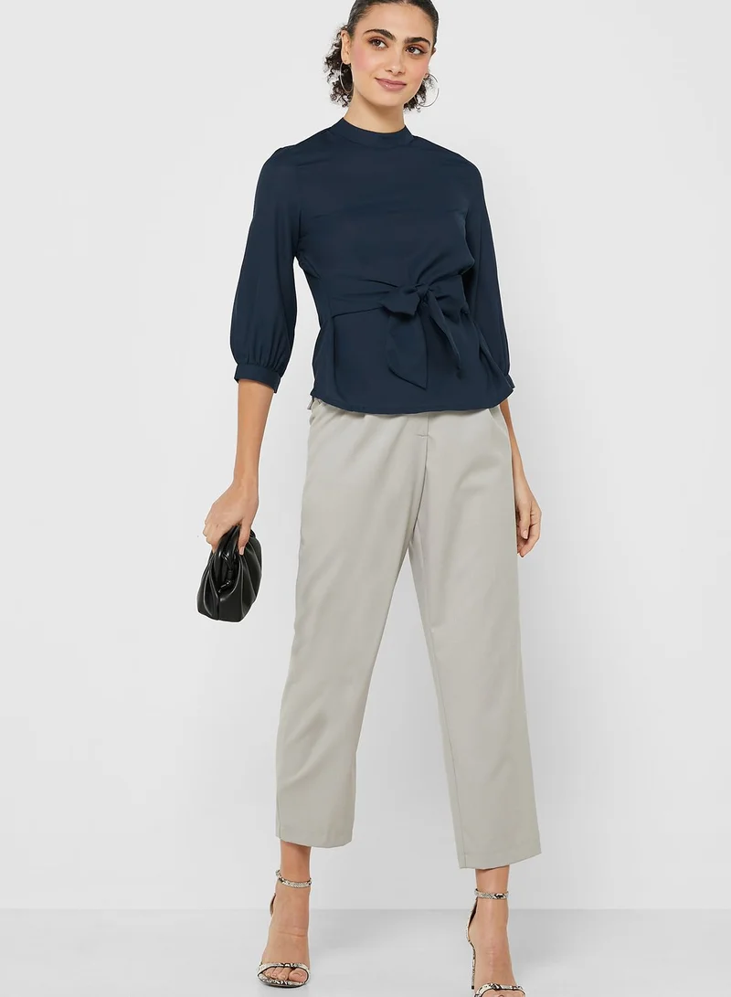 FabAlley Tie Up Blouse