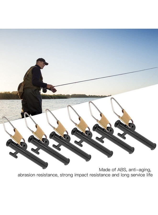 VGEBY Fishing Slider, 40 Pcs Fishing Line Sinker With Metal Snaps Abs Slider Clip For Outdoor Fishing (Black) - Image 4