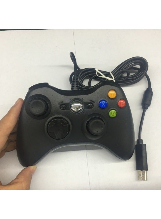 نيوترل مقبض Xbox360 للكمبيوتر، مقبض سلكي للكمبيوتر، مقبض ثنائي الاهتزاز سلكي للكمبيوتر - Image 4