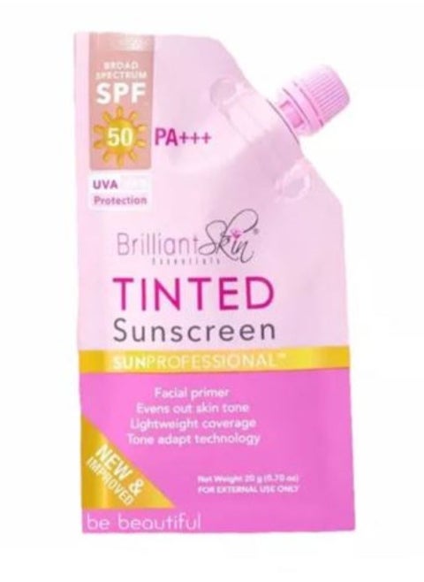 Essentials Tinted Sunscreen Cream Facial Primer, SPF 50 PA +++ (20g)
