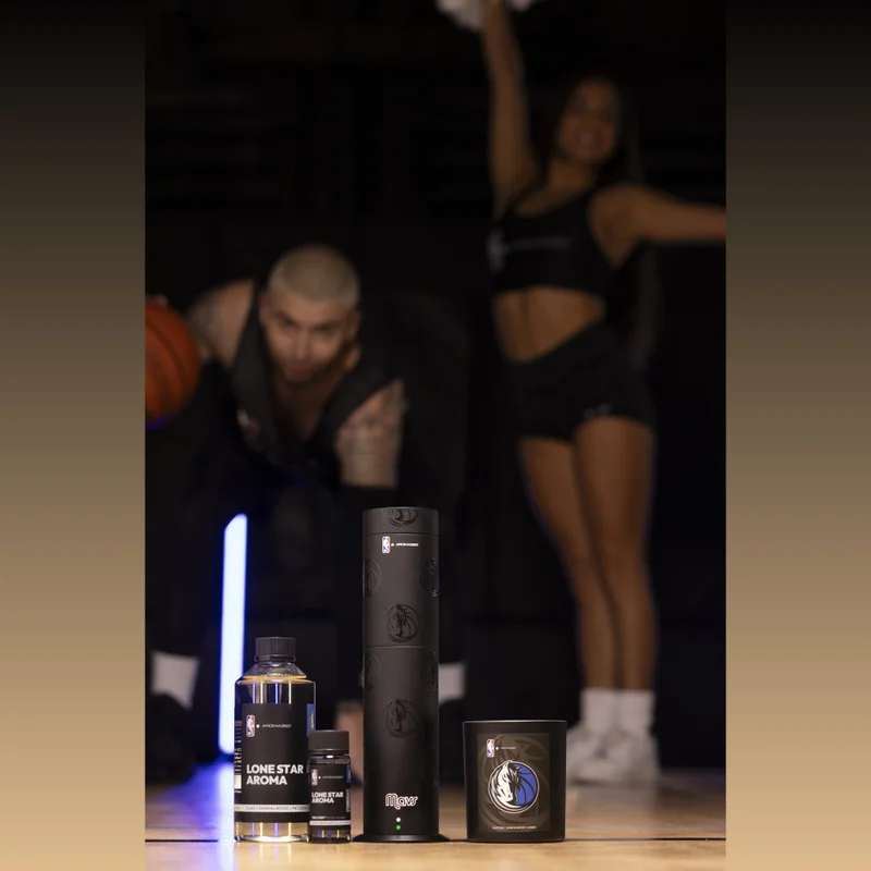 AROMA360 x NBA - Dallas Mavericks Luxury Portable Essential Oil Car Diffuser - Aromatherapy Oils Scent Car Diffuser - Auto On/Off Wireless Feature - Oil Not Included