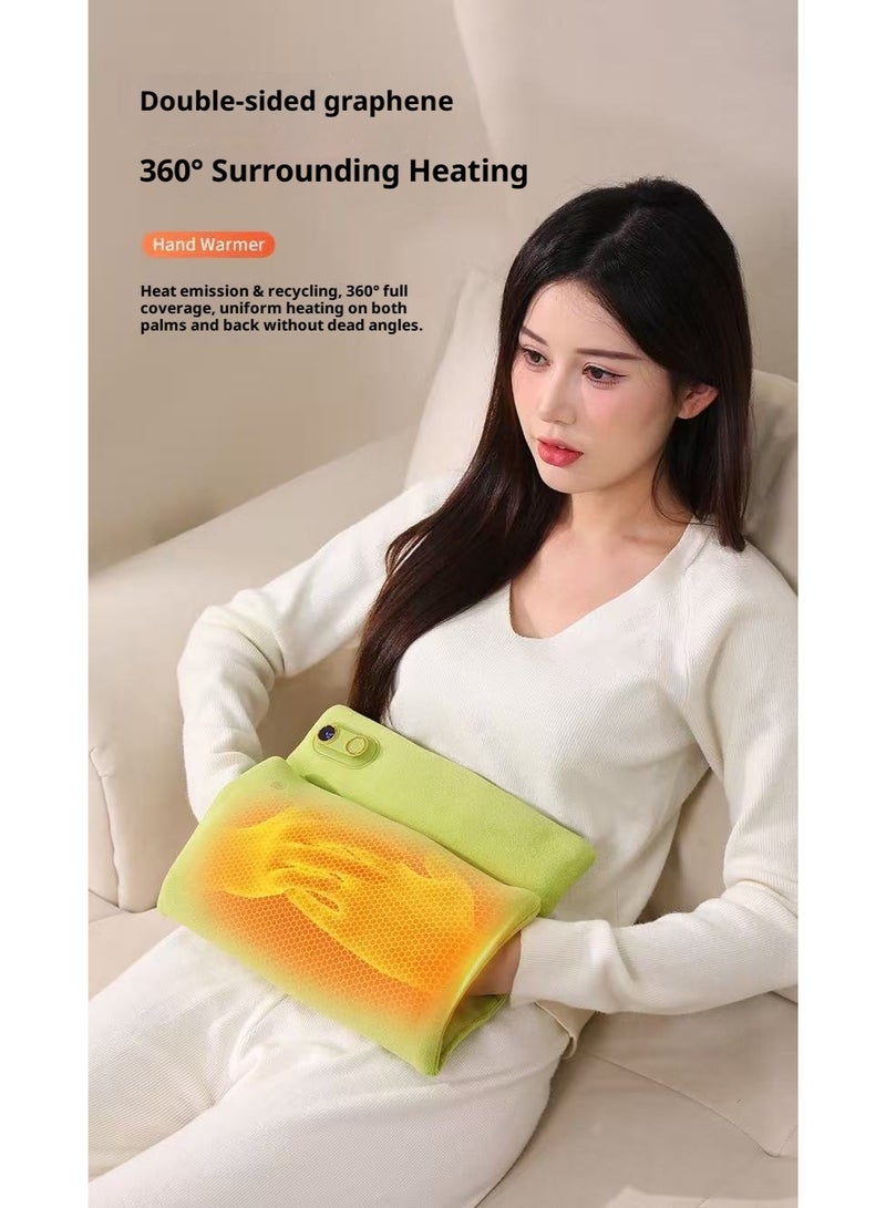 Stay Toasty Graphene Hand Warmer | Rechargeable Plush Waterless Warmer for All-Day Comfort (Work/Home/School) - Image 2