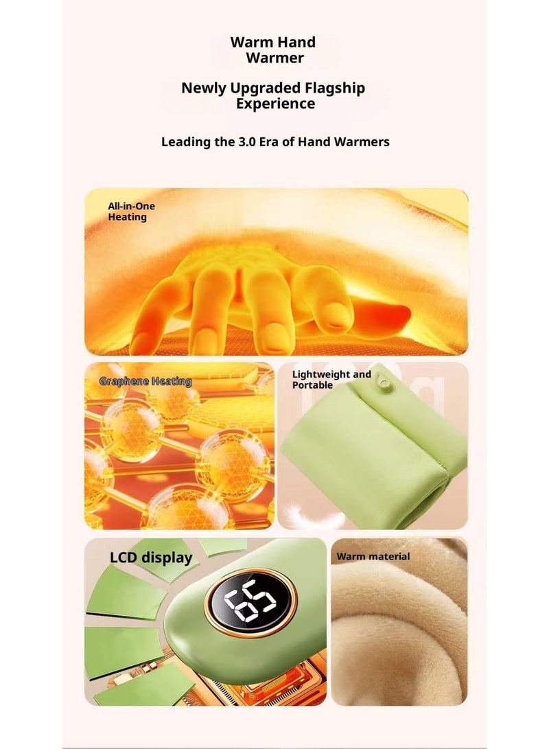 Stay Toasty Graphene Hand Warmer | Rechargeable Plush Waterless Warmer for All-Day Comfort (Work/Home/School) - Image 3