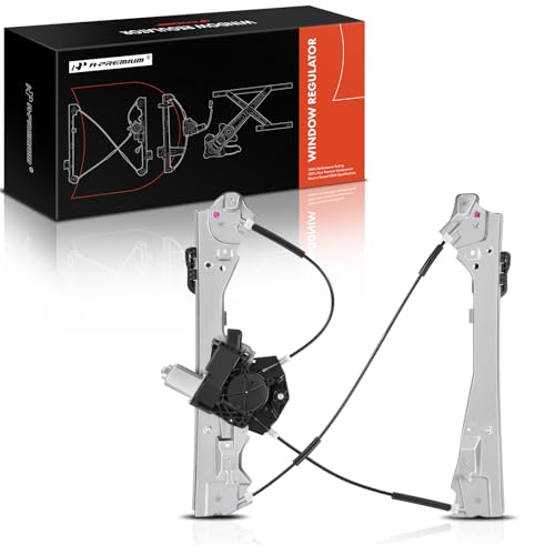 A-Premium Electric Power Window Regulator with Motor Compatible with Chevrolet Colorado & GMC Canyon, 2015-2020, Pickup, Front Left Driver Side - Image 1
