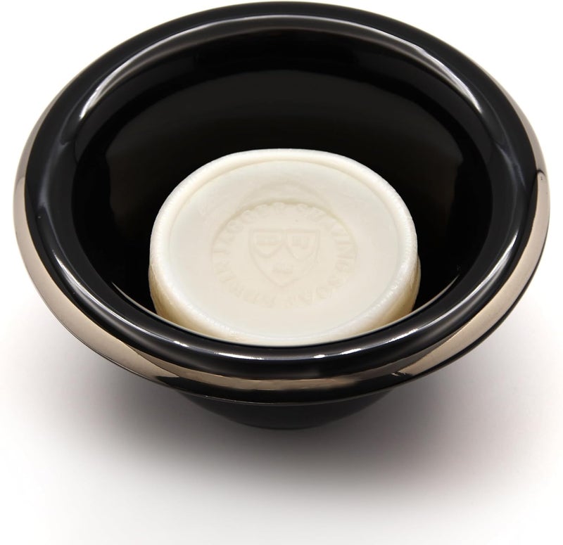 Edwin Jagger Black Porcelain Shaving Bowl RN16 - Image 4