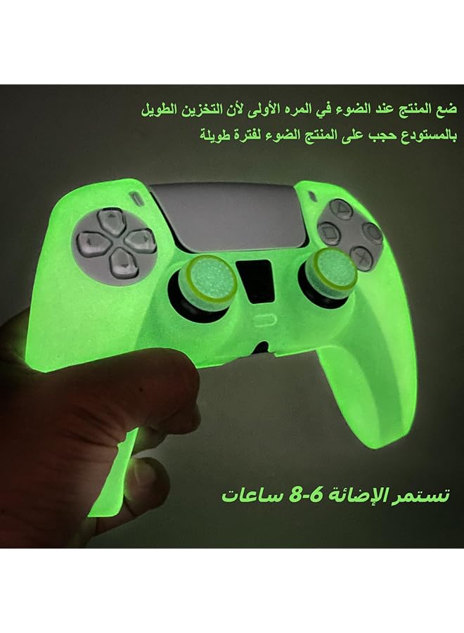 Ps5 Glowing In The Dark Anti Slip Dustproof Silicone Controller Skin Protector Case Cover Handle Sleeve For Playstation - Image 3