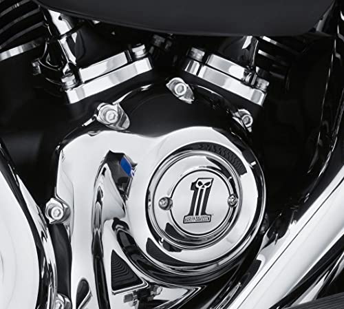 PHEOZIO Number One 1 Skull Timer Cover Compatible for Harley Davidson Milwaukee Eight 2017+ 25600065 - Image 4