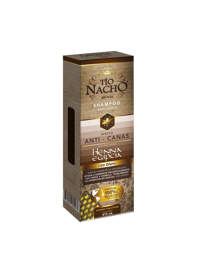 Tio Nacho Tío Nacho Efecto Anticanas Shampoo Anticaída Con Henna Egipcia  - Image 4