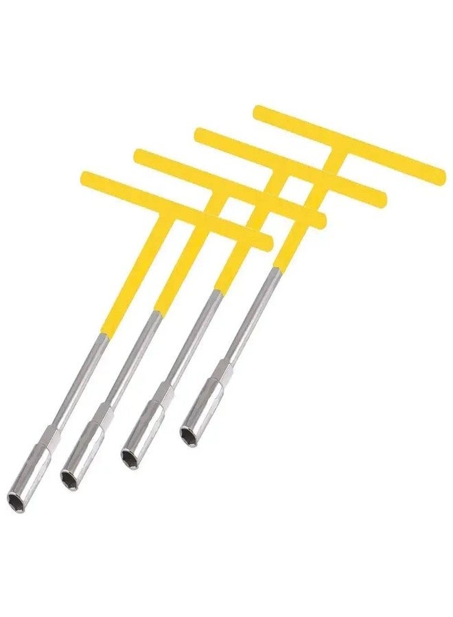 H9 Hex T - Type Handle Spanner Socket Wrench Deep Reach Nut Driver for Automobiles/Bike/Car Repair goti Tools Kit (1, (Hex 8, 10, 12, & 14 mm, 1)) - Image 1