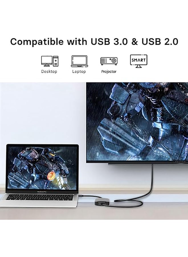MOWSIL - USB to VGA Adapter, 1080P USB 3.0 to VGA Full HD Converter[Aluminium Shell] - Image 1