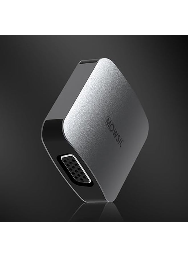 MOWSIL - USB to VGA Adapter, 1080P USB 3.0 to VGA Full HD Converter[Aluminium Shell] - Image 1
