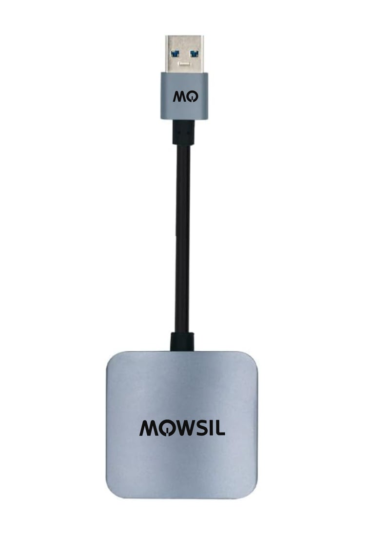 MOWSIL - USB to VGA Adapter, 1080P USB 3.0 to VGA Full HD Converter[Aluminium Shell] - Image 1