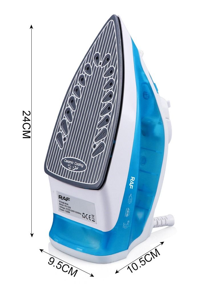RAF Easy Speed Steam Iron 1200W R.1229 Light Blue - Image 2