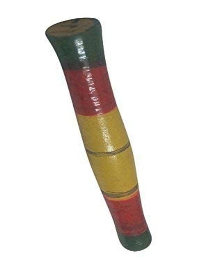 Neotea Wooden Handmade Wooden Kids chapati Maker Chakla Belan | Child-Sized Kitchen Utensils for Pretend Cooking - Mini Chakla Belan Toy, Non-Toxic Pack of 1 (Color May Vary ) - Image 2