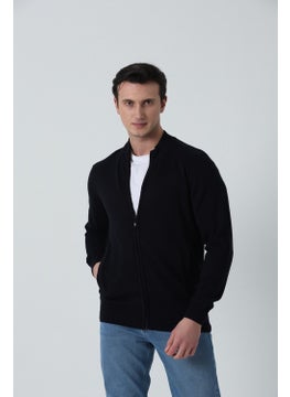 Men's Half Turtleneck Full Length Zipper Side Fleece Pocket Basic Knitwear Cardigan Navy Blue - pzsku/ZA303385A86D7F9A317ADZ/45/_/1740652553/ae731bc7-4b35-4cf7-88d9-fb99f2721724