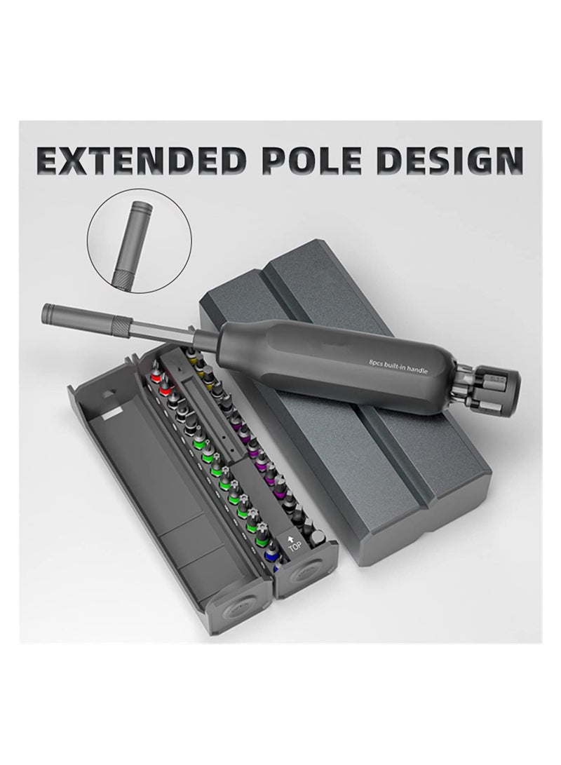 40 in 1 Precision Screwdriver Set Magnetic Slotted Hex Phillips Bit Set - Image 2