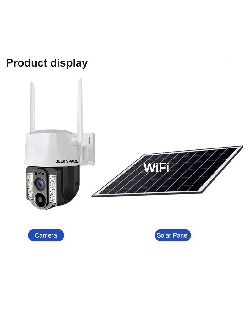 GEEK SPACE SOLAR POWERED WI-FI + ECO FRIENDLY WIRELESS SECURITY CAMARA - Image 2