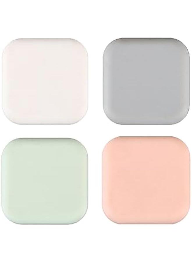 MOXO 8 PCS Door Knobs Wall Protector Silic Door Handle per Stopper Soundabsorbing Thickened Anticollision Mat for Bedroom Toilet Table Corner Cupboard Multiple Colors  - Image 1