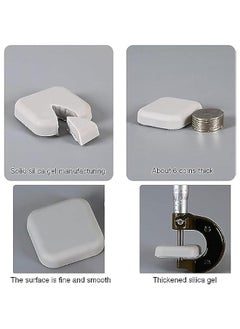 MOXO 8 PCS Door Knobs Wall Protector Silic Door Handle per Stopper Soundabsorbing Thickened Anticollision Mat for Bedroom Toilet Table Corner Cupboard Multiple Colors  - Image 5