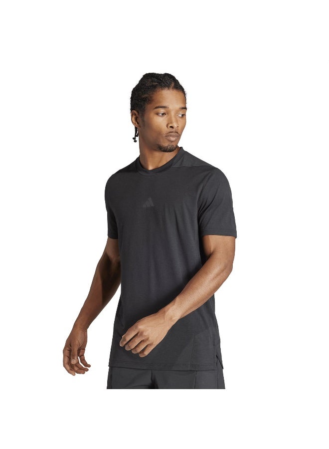 Adidas D4T Tee Black Training T-Shirts For Men XS - Image 2