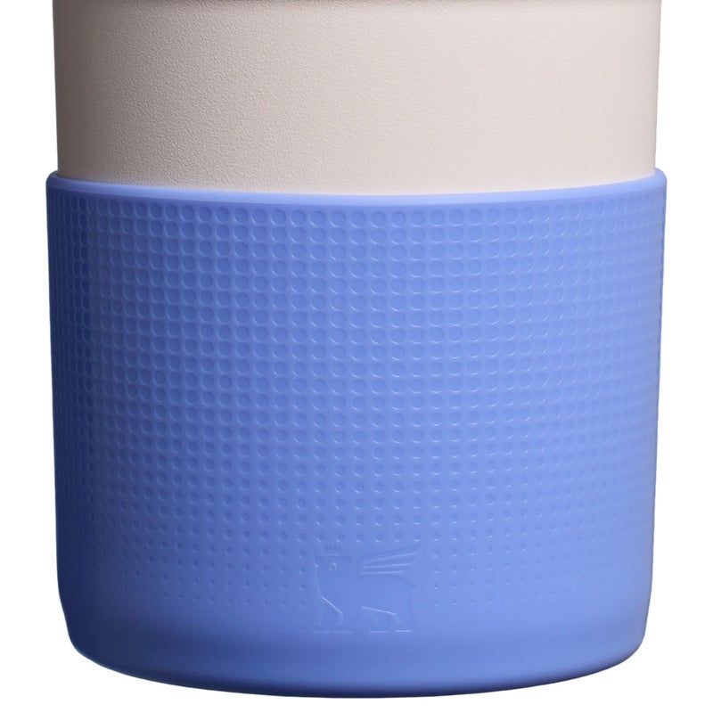 Stanley 40oz Stanley Quencher Boot + Straw Topper Silicone Protective Sleeve & Straw Cover – Hydrangea - Image 3