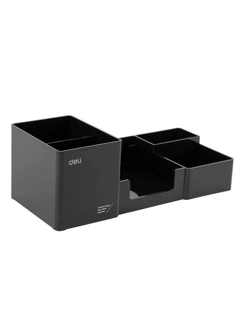 Deli 5-Compartment Desk Organizer Black  - Image 1
