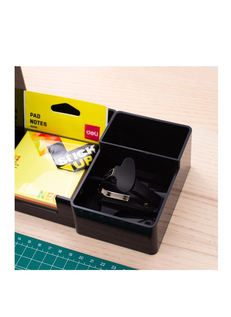Deli 5-Compartment Desk Organizer Black  - Image 3