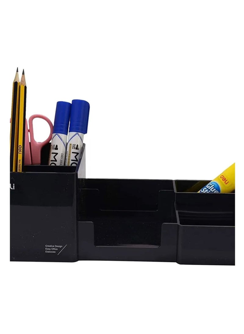 Deli 5-Compartment Desk Organizer Black  - Image 4