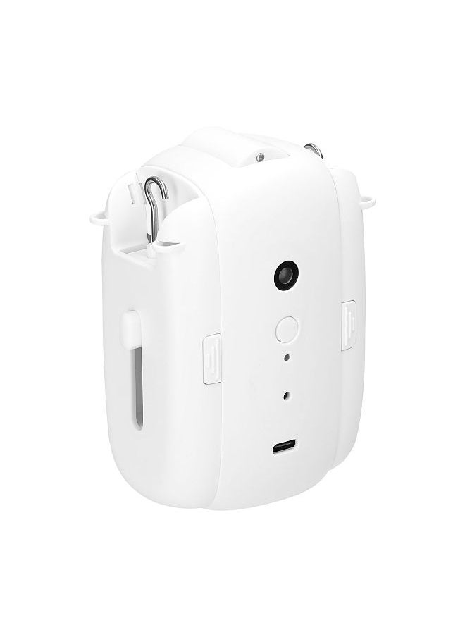 1pc Tuya WiFi Electric Curtain Motor Voice Control Curtain Robot Opener with Gateway Support APP Control Timer Setup Compatible with Alexa Google Home for T-Rail/U-Rail