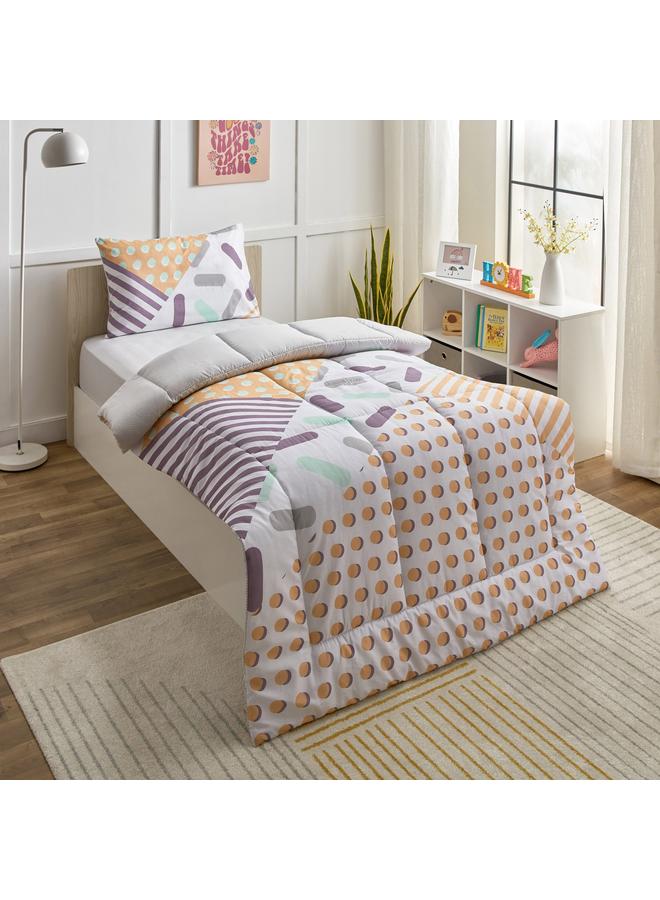 Home Box Playland Whimsical Kapas 2-Piece Cotton Single Comforter Set - 135x220 cm  - Image 1