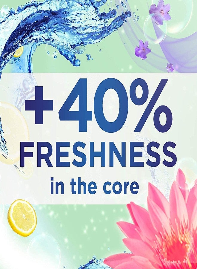 بلو سوليد لتنظيف حواف المراحيض، لون لافندر نشط | منظف مراحيض 4 في 1 مع مضاد للترسبات الكلسية، رغوة تنظيف، حماية من الأوساخ وانتعاش إضافي | عبوة من قطعتين، بنفسجي، 2 × 50 غرام - Image 4